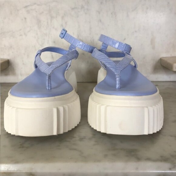 SAM EDELMAN Circus NY Elana Platform Sandal Periwinkle 9.5B - Picture 4 of 16